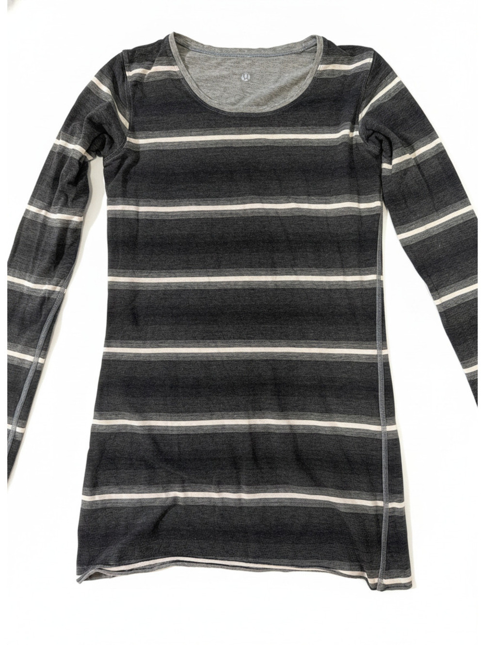 Lululemon Cabin Long Sleeve Reversible Striped Tee